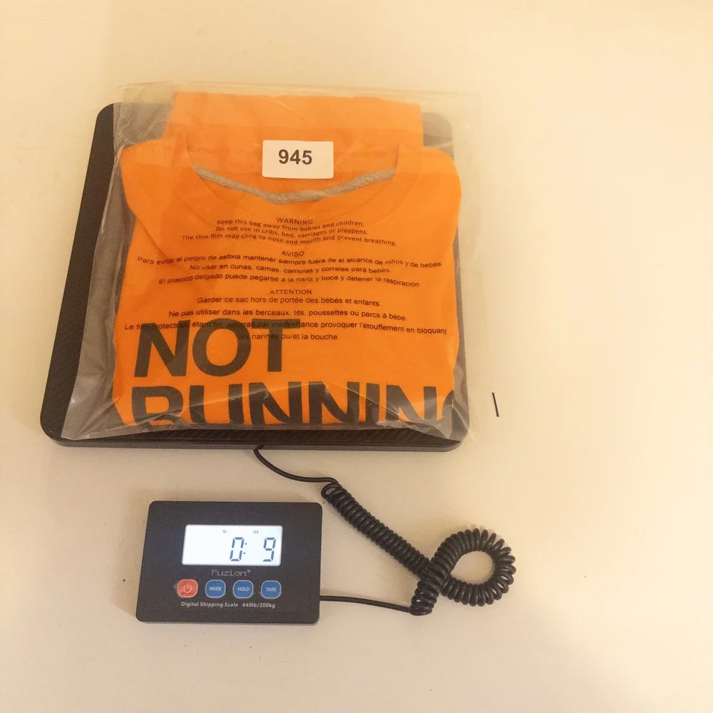 Nike Mens Not Running Sucks Graphic T-Shirt Orange XXL Regular Fit Short Sleeve